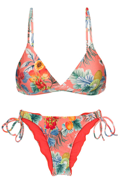 Product Front: Rio De Sol Two Piece Swimwear Set Frutti Tri-Fixo Ipanema