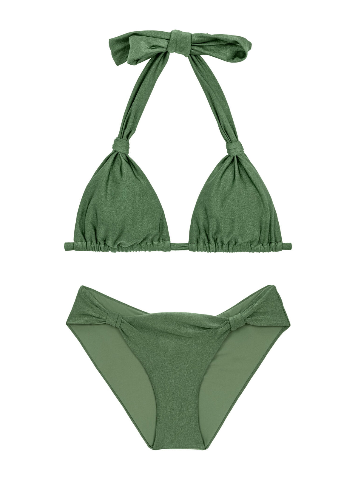 Product Front: Rio De Sol Two Piece Swimwear Set Croco Mel-Comfy