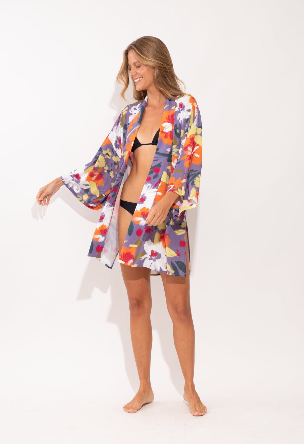 Image 05: Rio De Sol Kaftans / Cover Ups Garden-Flower Kimono
