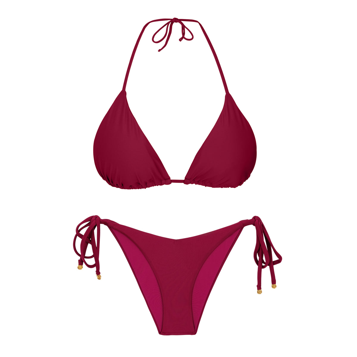Product Front: Rio De Sol Two Piece Swimwear Set Touch-Carmim Tri-Inv Amora