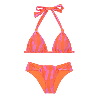 Product Front: Rio De Sol Two Piece Swimwear Set Sunrise Mel