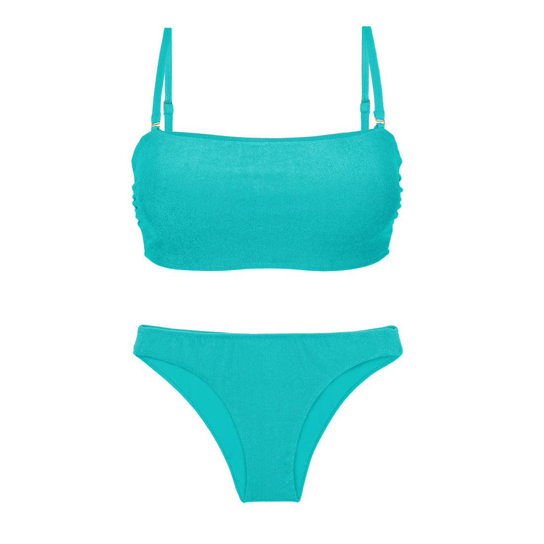 Product Front: Rio De Sol Two Piece Swimwear Set Malibu-Atol Bandeau-Reto Essential