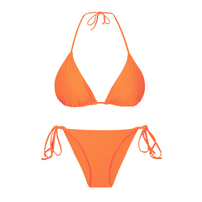 Product Front: Rio De Sol Two Piece Swimwear Set Bio-Laranjada Tri-Inv Lacinho