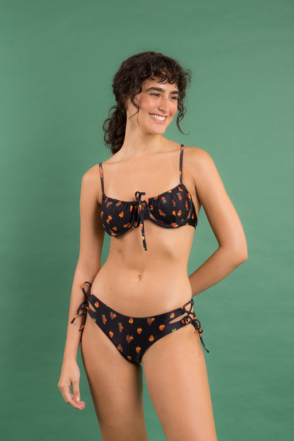 Image 12: Rio De Sol Two Piece Swimwear Set Cashew Balconet-Tie Madrid