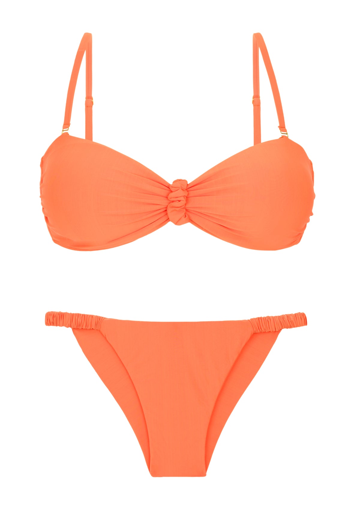 Product Front: Rio De Sol Two Piece Swimwear Set Dende Bandeau-Crispy Cheeky-Crispy