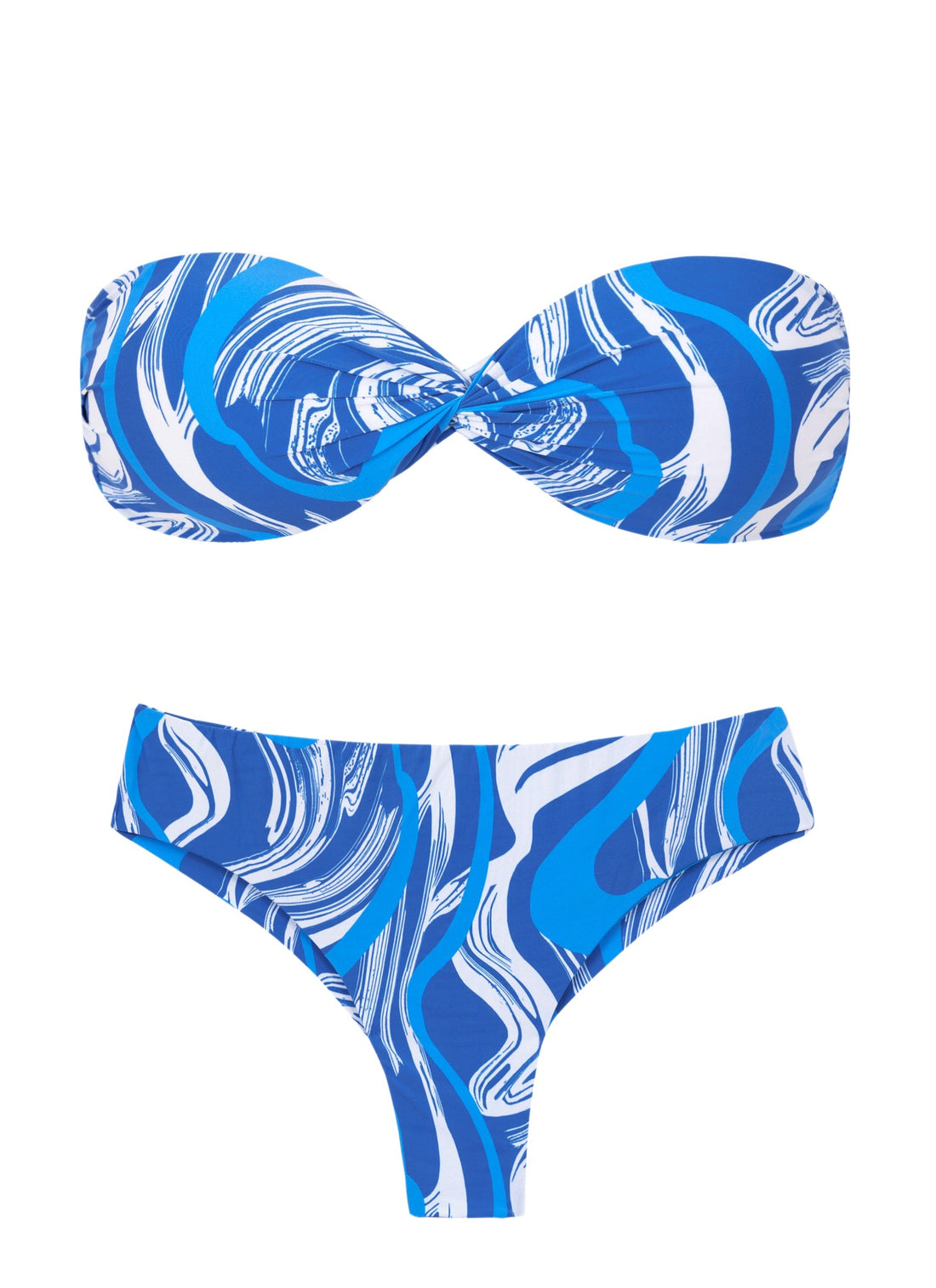 Product Front: Rio De Sol Two Piece Swimwear Set Inagua Twist Ciao