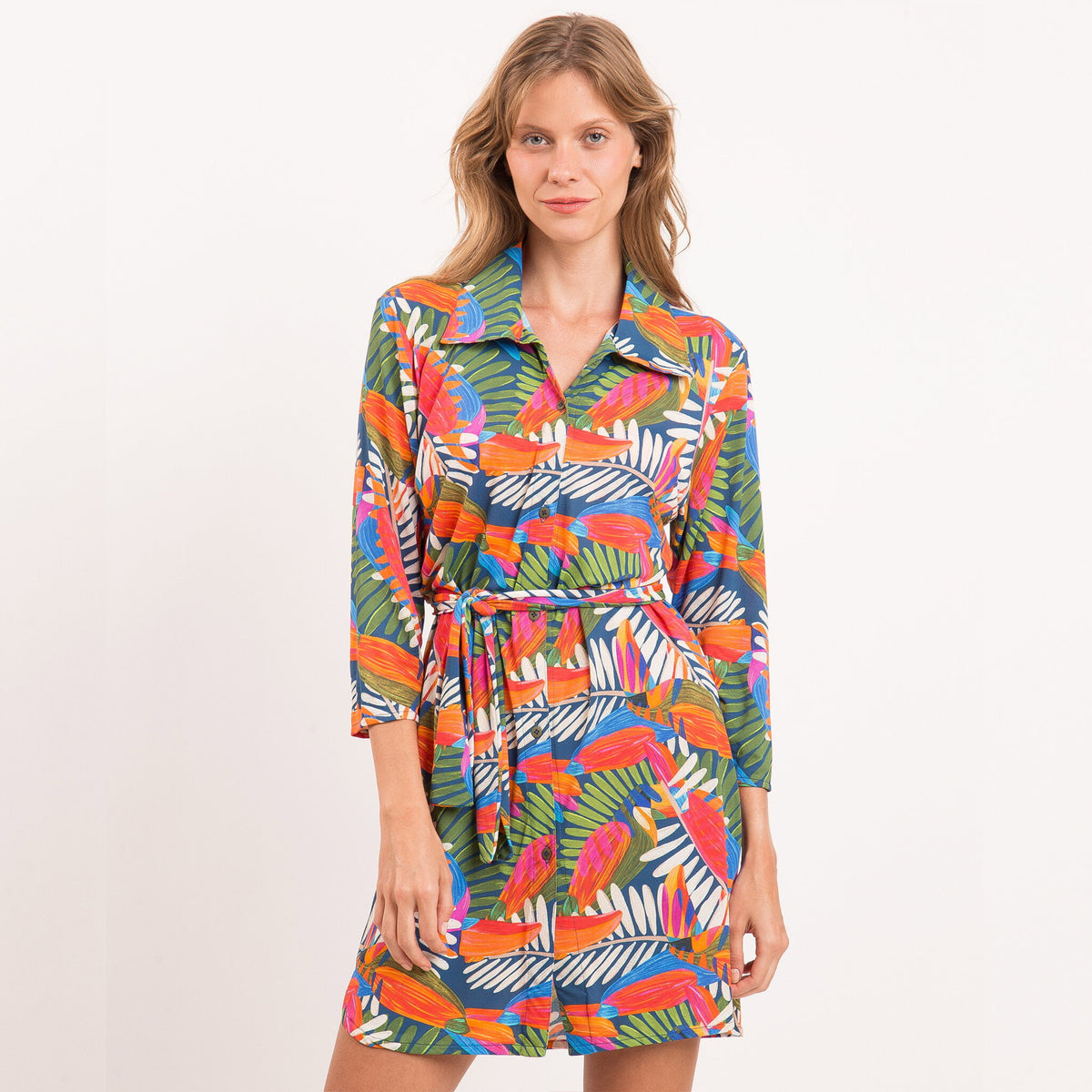 Gallery: Rio De Sol Shirtdress Jungle Chemise