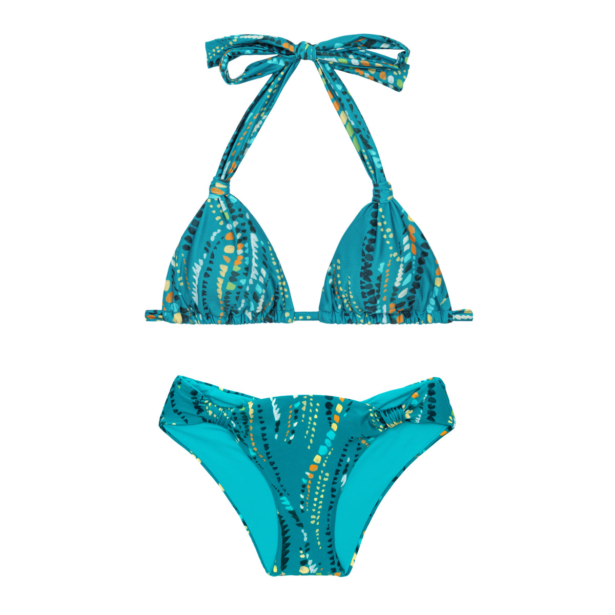 Product Front: Rio De Sol Two Piece Swimwear Set Rain Mel