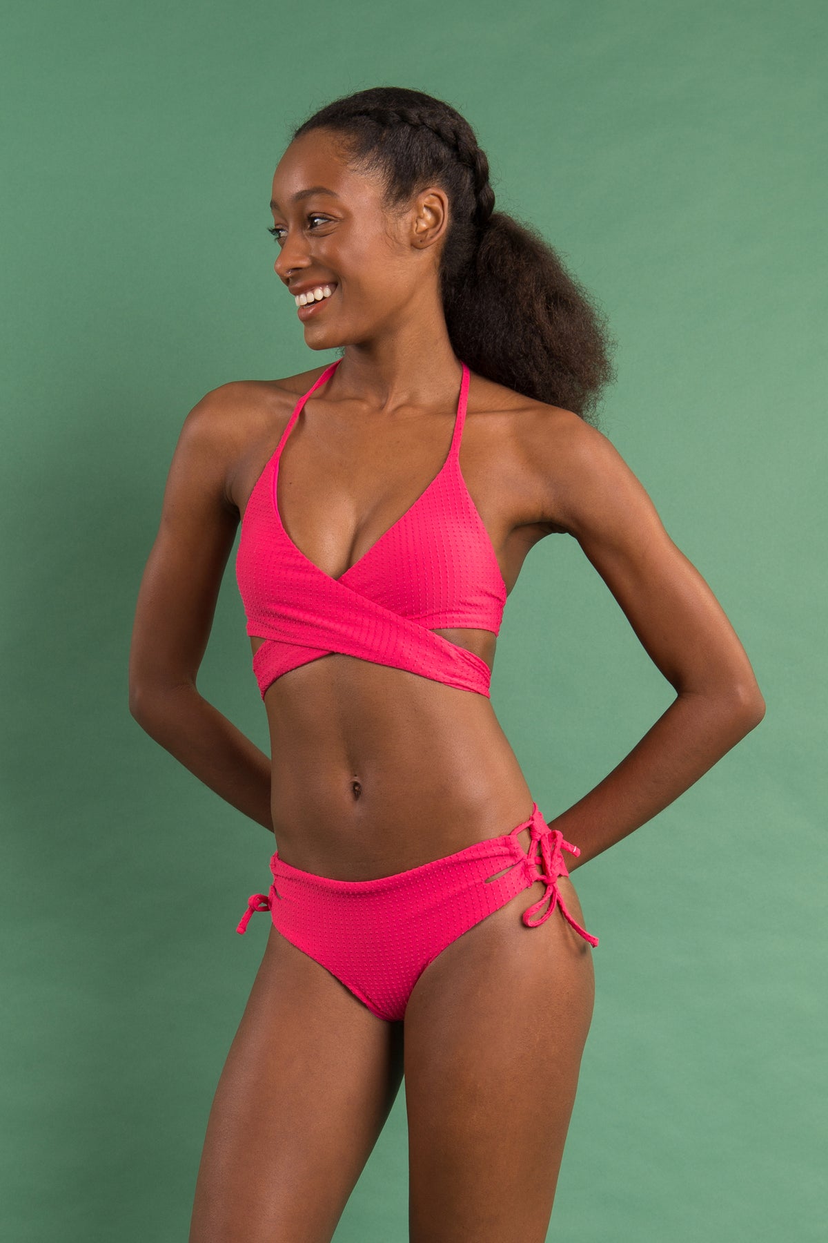 Image 10: Rio De Sol Two Piece Swimwear Set Dots-Virtual-Pink Kate Madrid