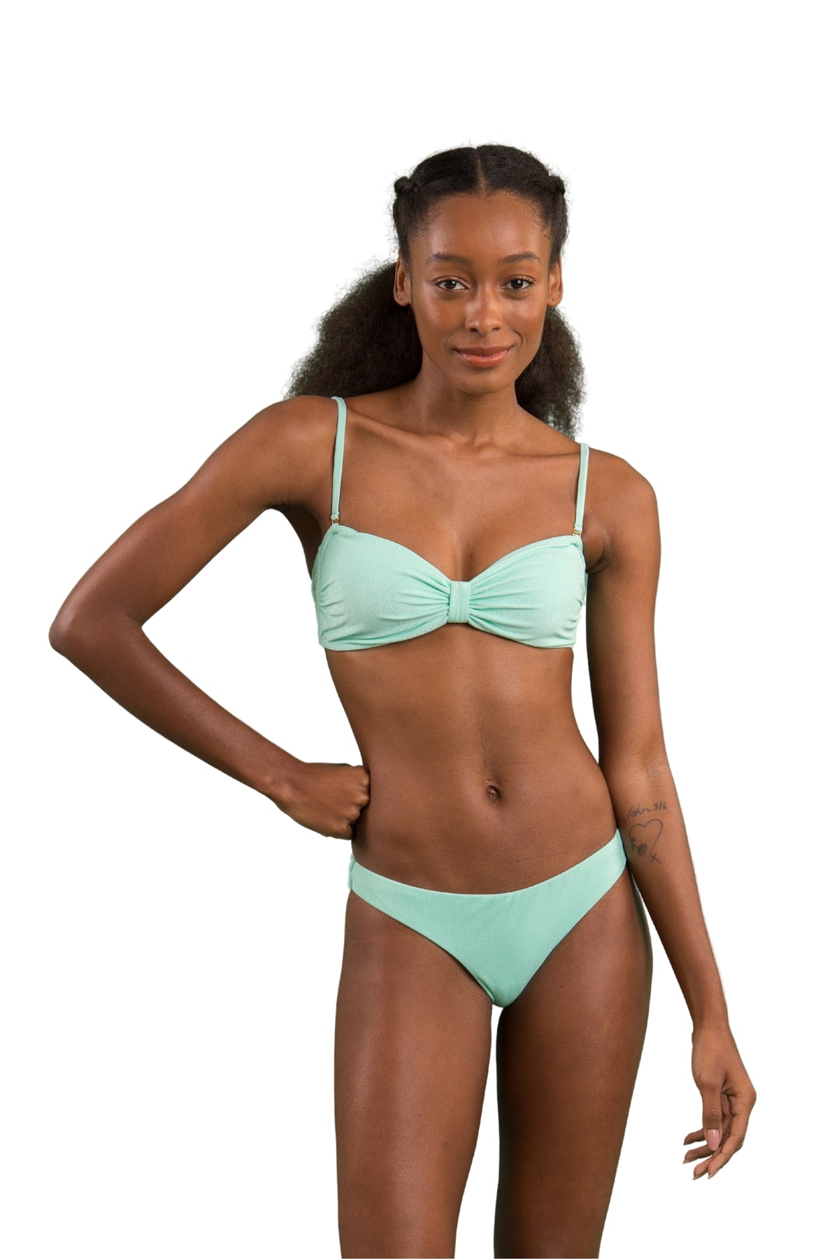 Image 04: Rio De Sol Two Piece Swimwear Set Malibu-Menta Balconet Ciao