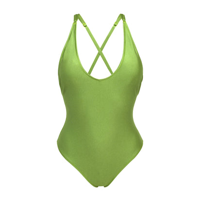Product Front: Rio De Sol One Piece Swimsuits Shimmer-Botanica Sunny