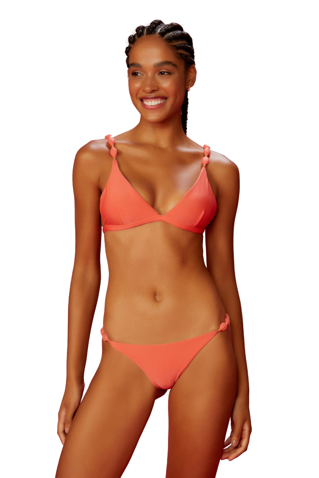 Image 02: Blueman Two Piece Swimwear Set Salmao Drops