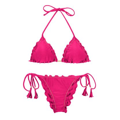 Product Front: Rio De Sol Two Piece Swimwear Set Shimmer-Olinda Frufru