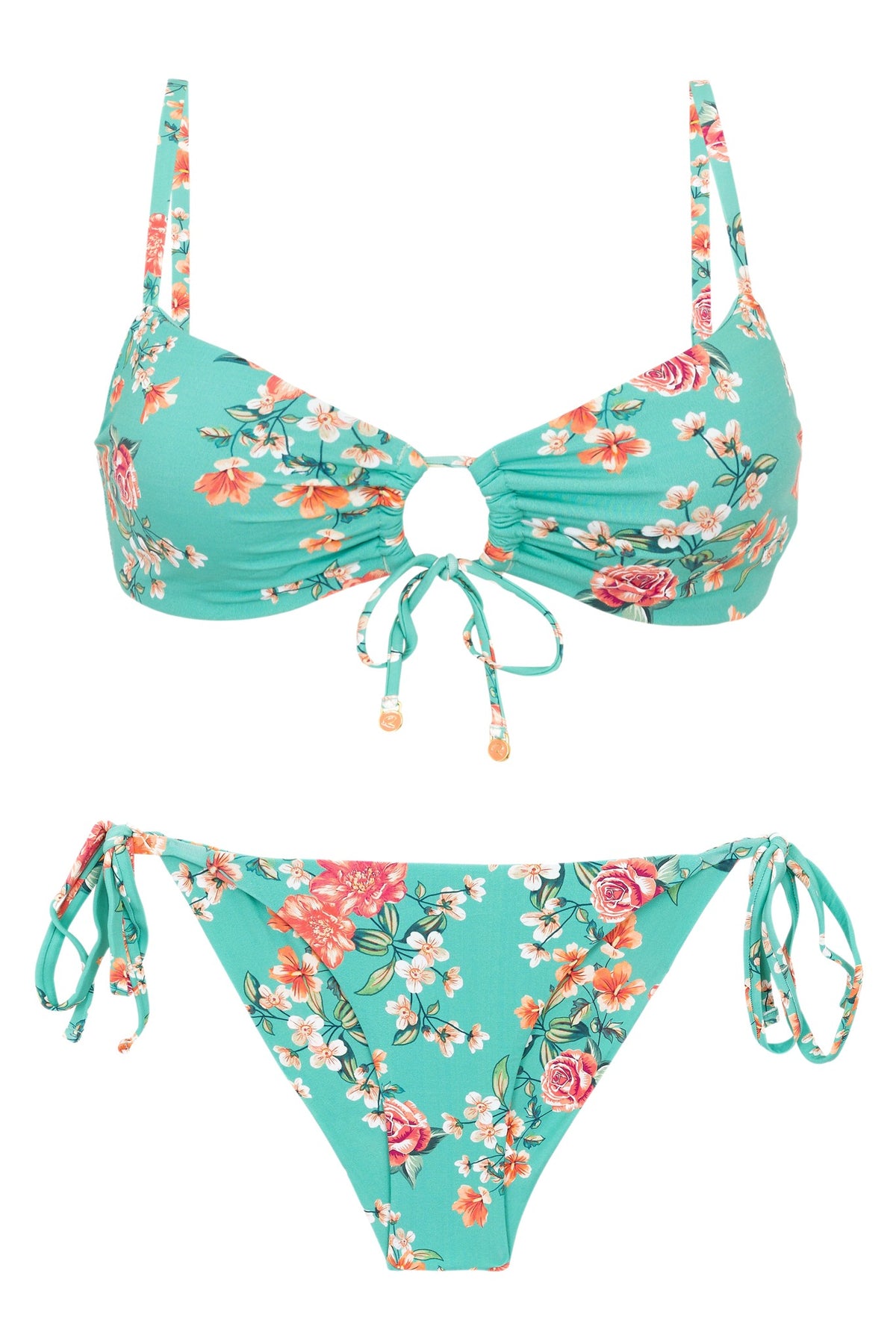 Product Front: Rio De Sol Two Piece Swimwear Set Botanic Mila Cheeky-Tie