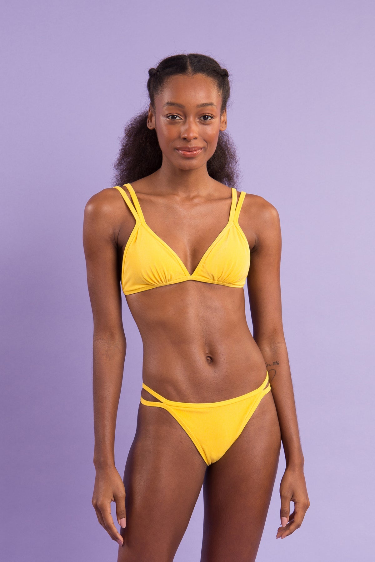 Image 10: Rio De Sol Two Piece Swimwear Set Malibu-Yellow Tri-Duo Rio-Duo