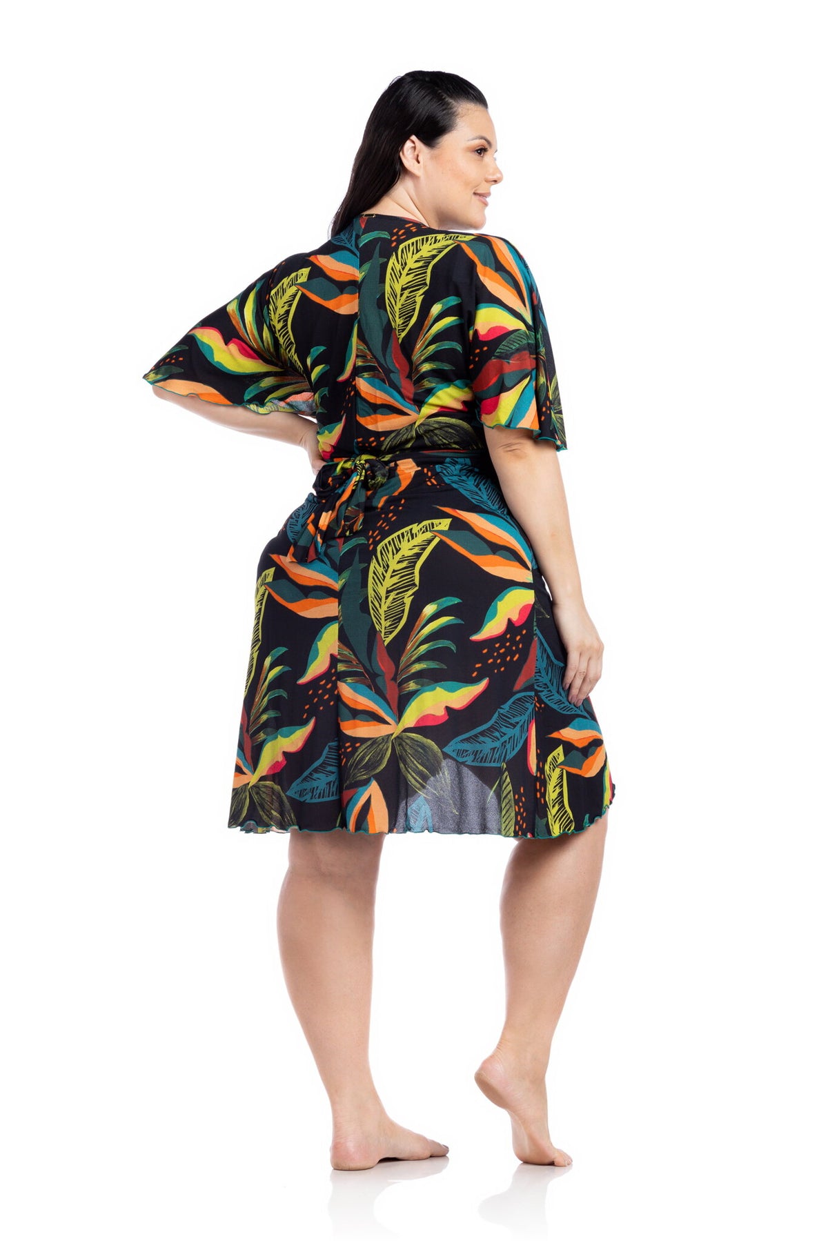 Image 04: La Playa Midi Dresses Borboleta Jardins