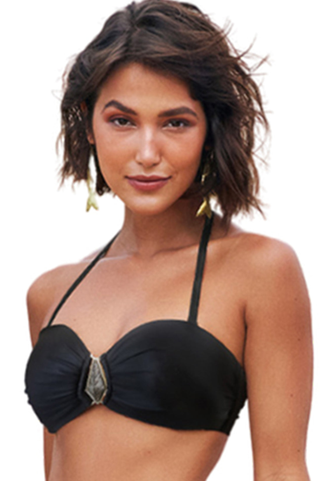Gallery: Lua Morena Bikini Tops Top Metal Liso Preto