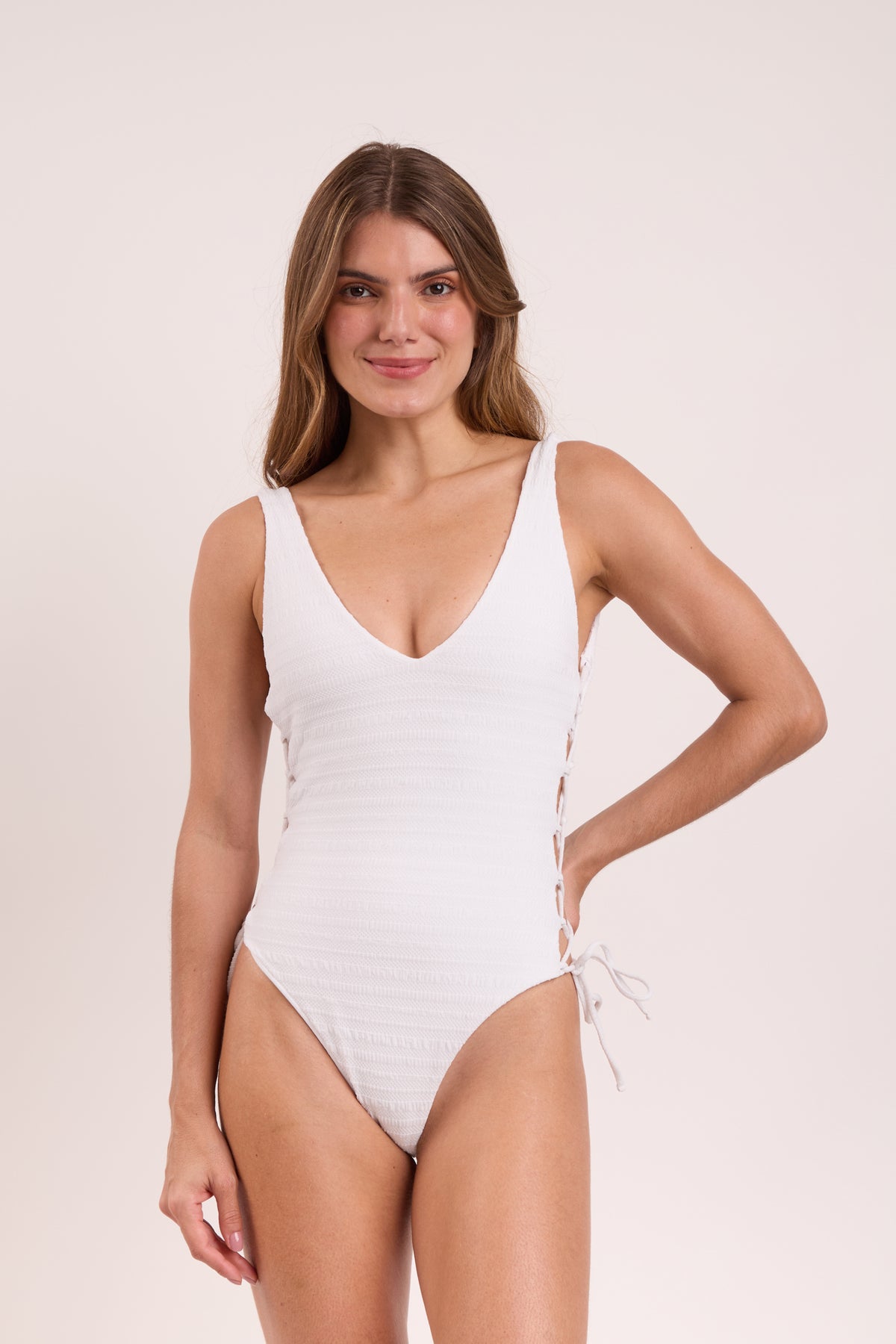Image 05: Rio De Sol One-Piece Memphis-White Zoe