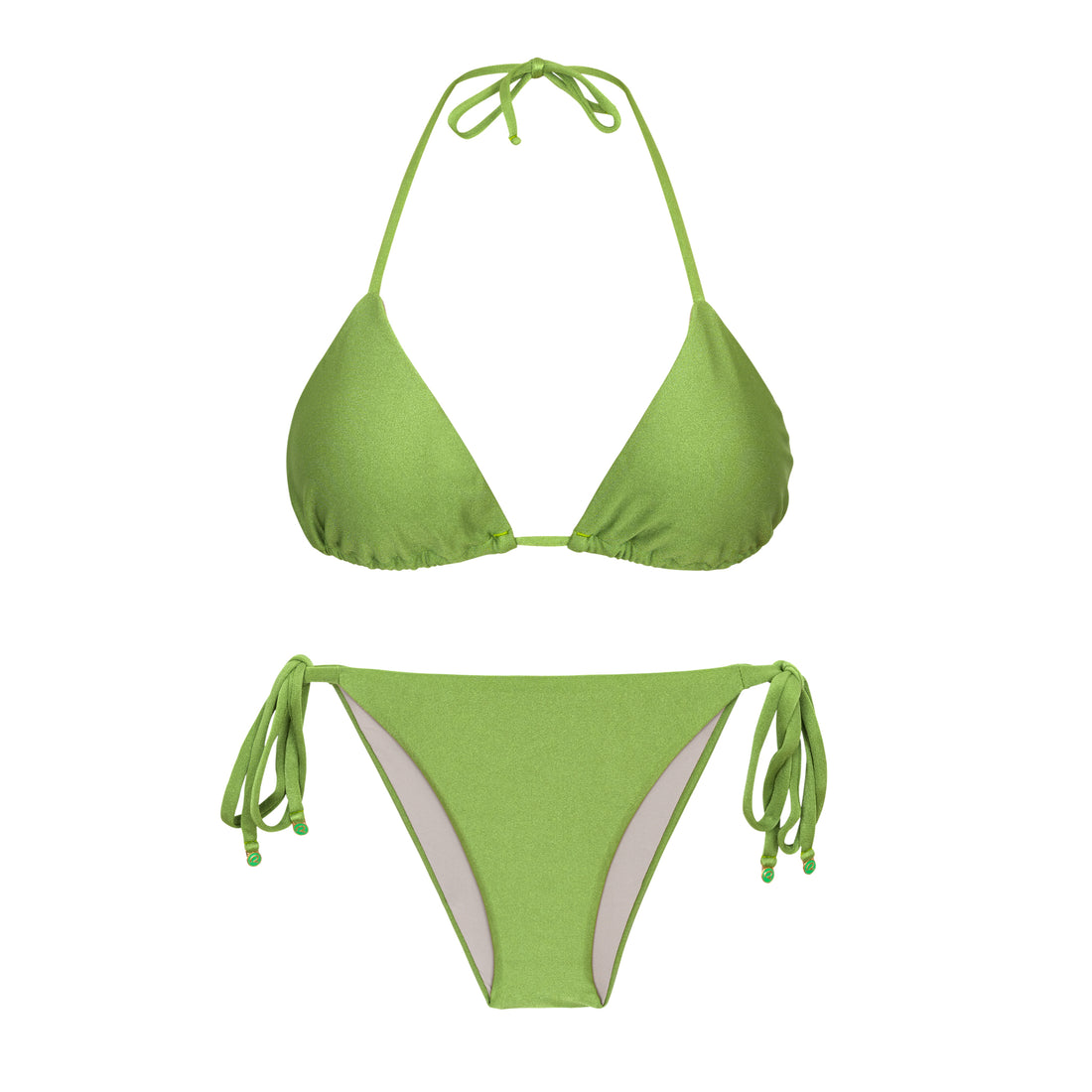 Product Front: Rio De Sol Two Piece Swimwear Set Shimmer-Botanica Tri-Inv Lacinho