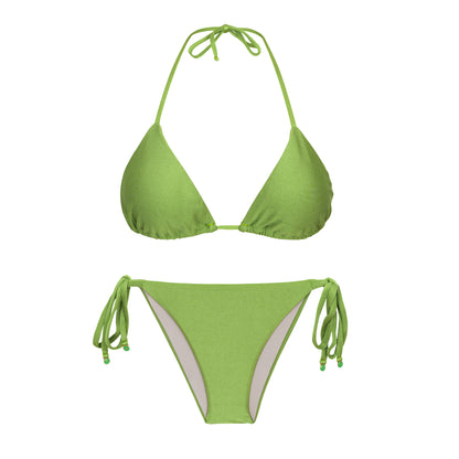 Product Front: Rio De Sol Two Piece Swimwear Set Shimmer-Botanica Tri-Inv Lacinho