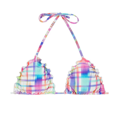 Product Front: Rio De Sol Bikini Tops Soutien Plaid Frufru