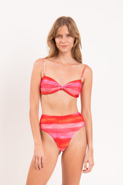 Model Front: Rio De Sol Bikini Tops Top Cher Bandeau-Joy