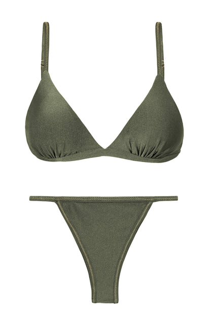 Product Front: Rio De Sol Two Piece Swimwear Set Croco Tri-Fixo California