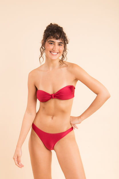 Image 12: Rio De Sol Two Piece Swimwear Set Shimmer-Divino Bandeau-Joy Essential
