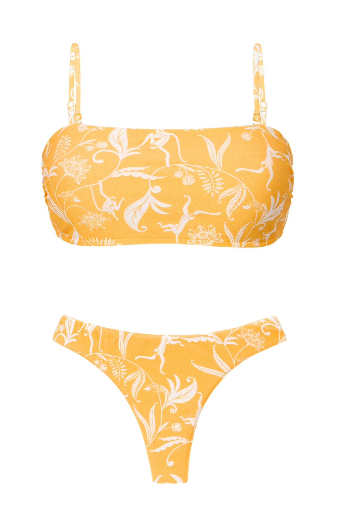 Product Front: Rio De Sol Two Piece Swimwear Set Sunny-Forest Bandeau-Reto Nice-Fio