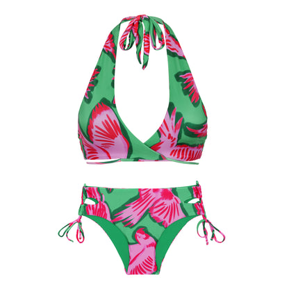 Product Back: Rio De Sol Two Piece Swimwear Set Parrots Kate Madrid