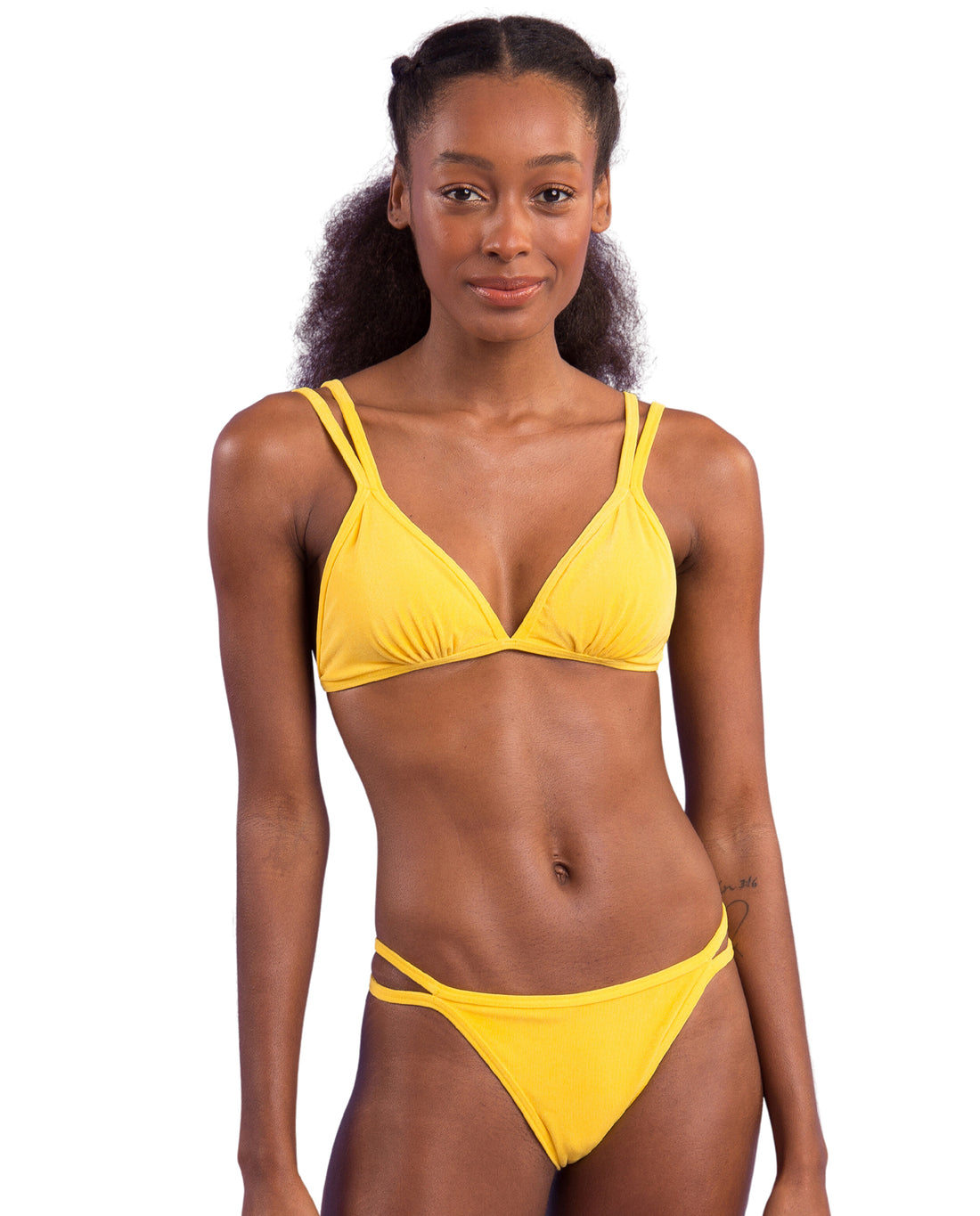 Gallery: Rio De Sol Two Piece Swimwear Set Malibu-Yellow Tri-Duo Rio-Duo
