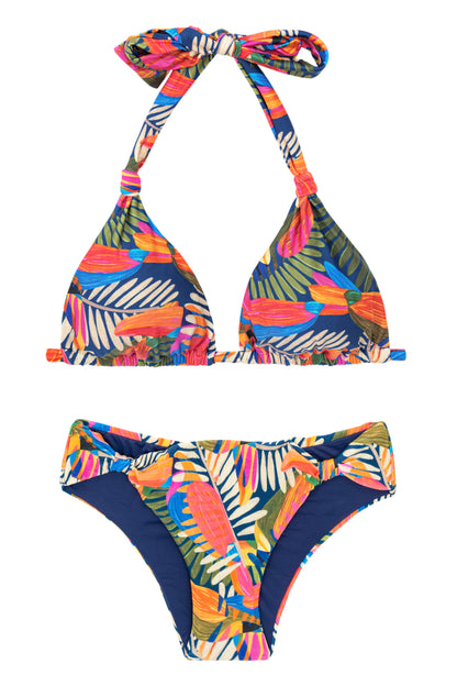 Product Front: Rio De Sol Two Piece Swimwear Set Jungle Mel