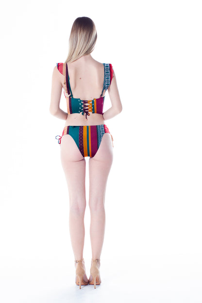 Image 04: La Playa Bikini Tops Top Babado Cropped Latina