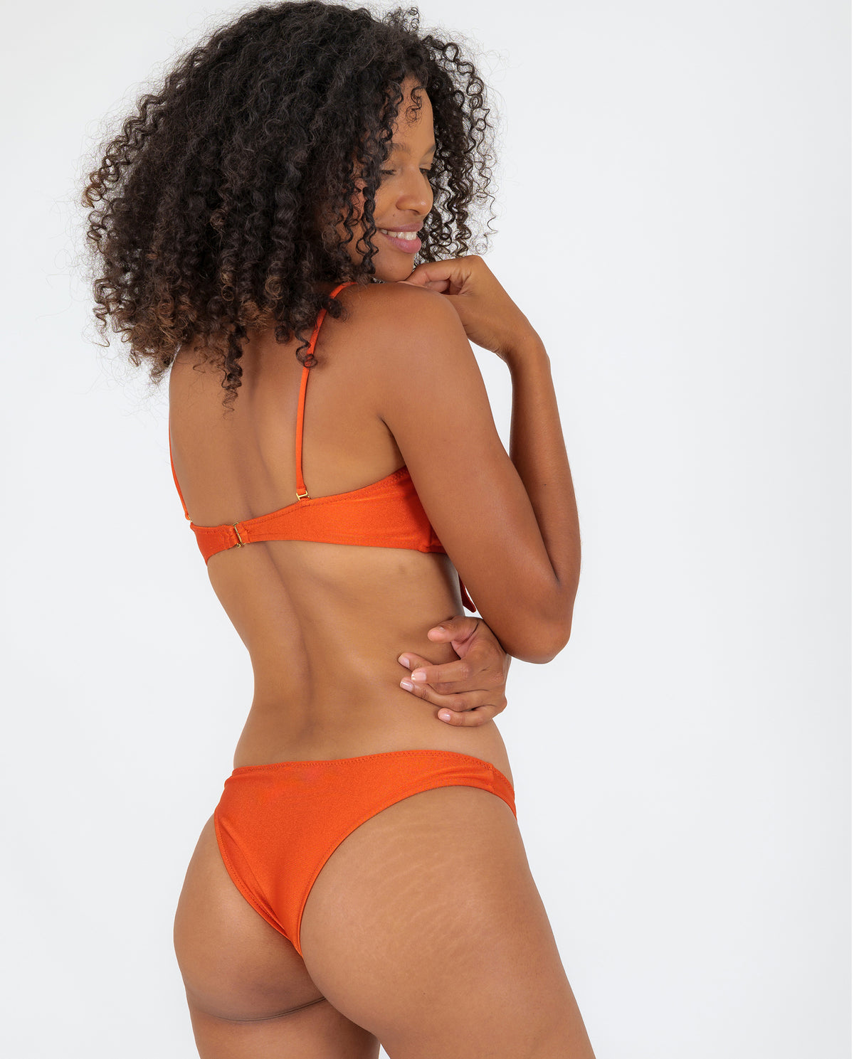 Image 07: Rio De Sol Two Piece Swimwear Set Paprica Bandeau-No Essential