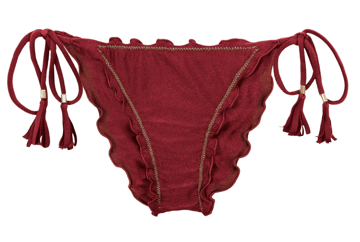Product Front: Rio De Sol Bikini Bottoms Bottom Shimmer-Divino Frufru-Comfy