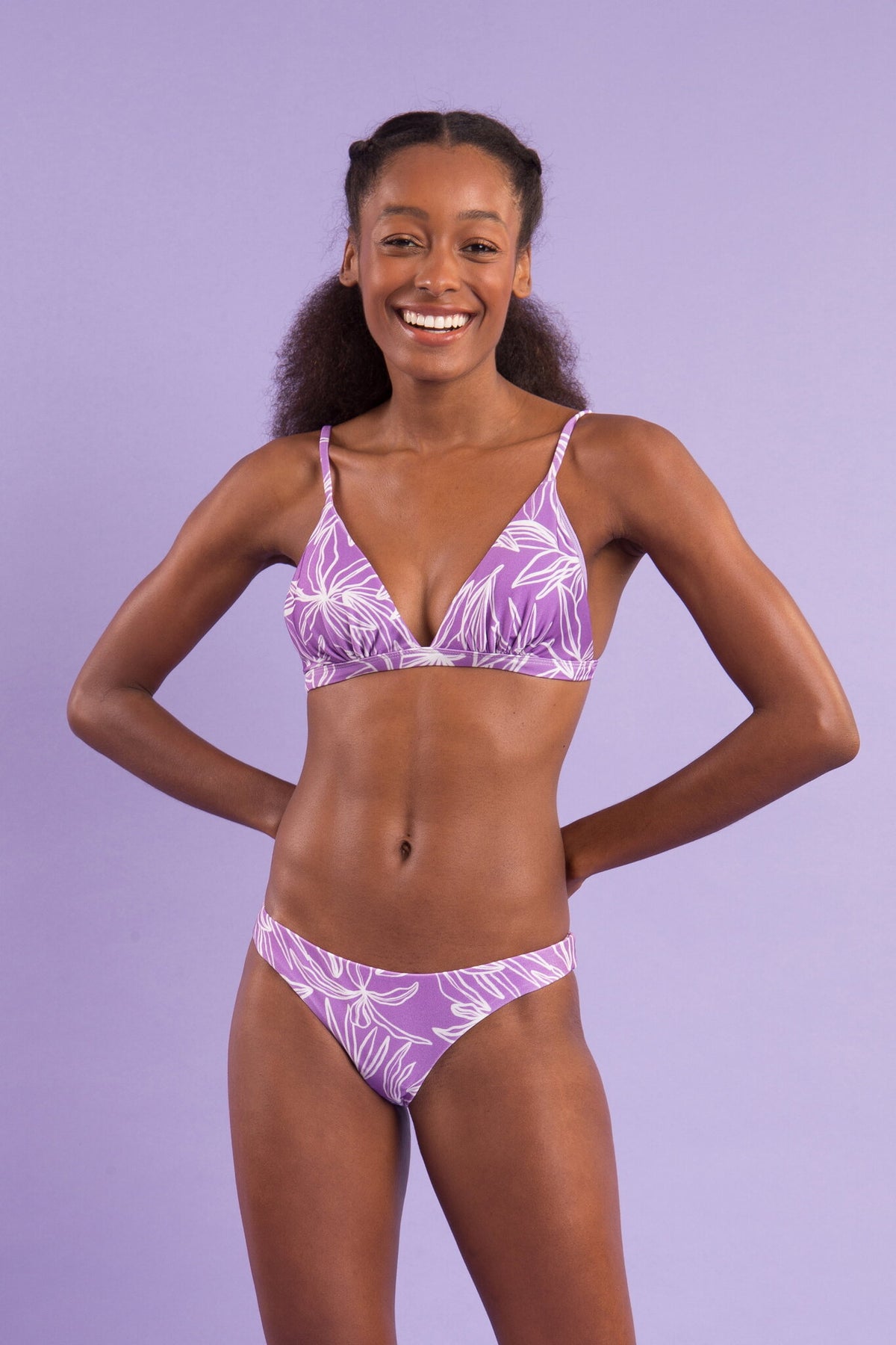 Image 08: Rio De Sol Bikini Bottoms Bottom Trail-Purple Essential
