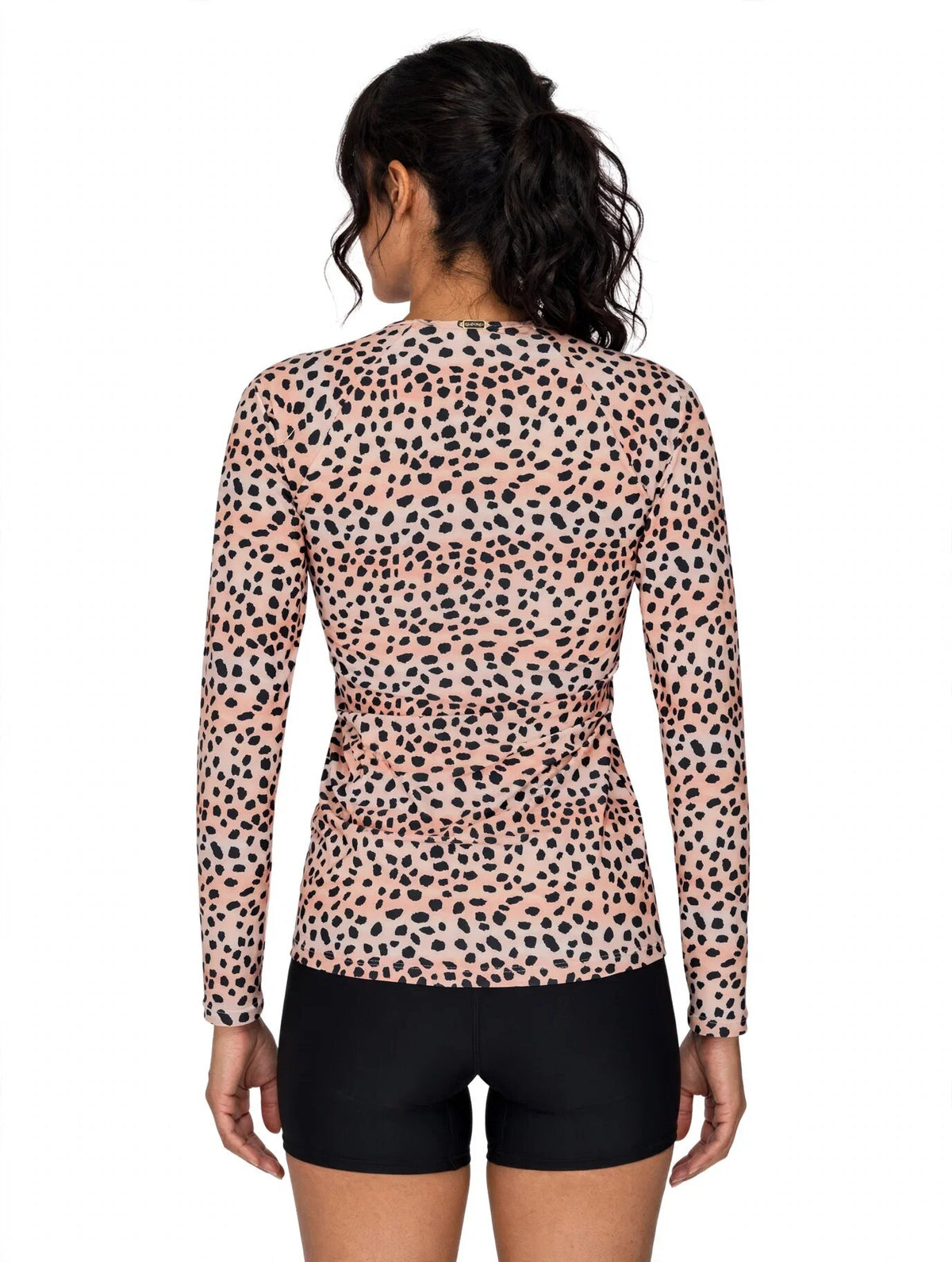 Model Back: La Playa Bikini Tops Blusa Uv Guepardo