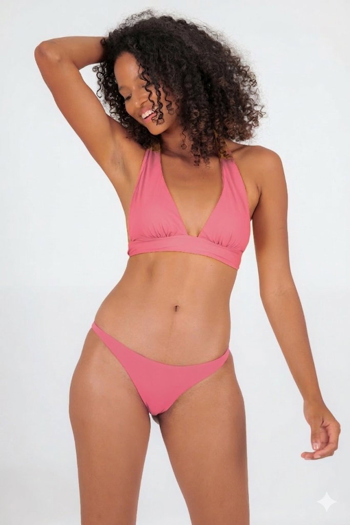 Model Front: Rio De Sol Bikini Bottoms Bottom Confetti Leblon-Fio