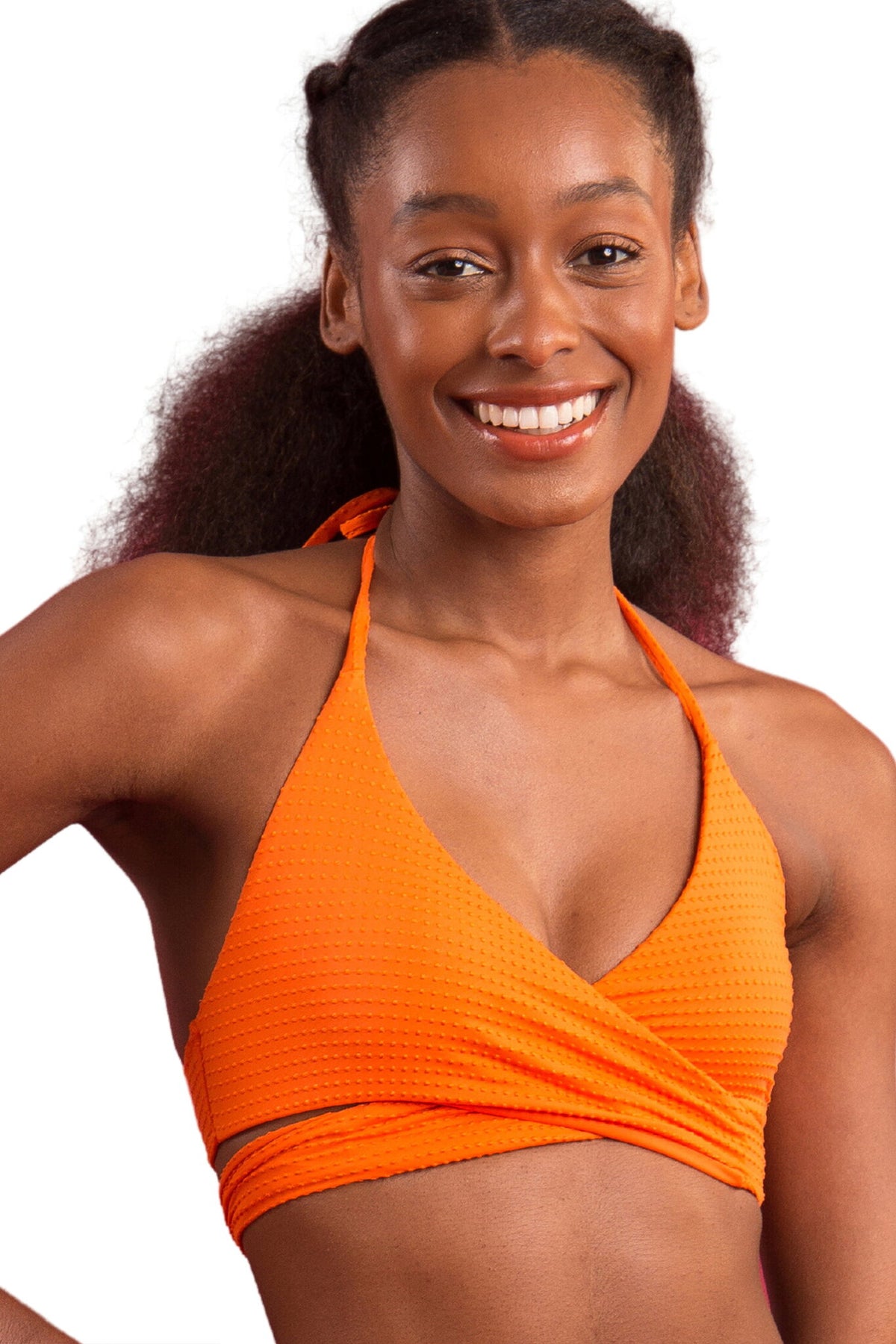 Gallery: Rio De Sol Bikini Tops Top Dots-Orange Kate