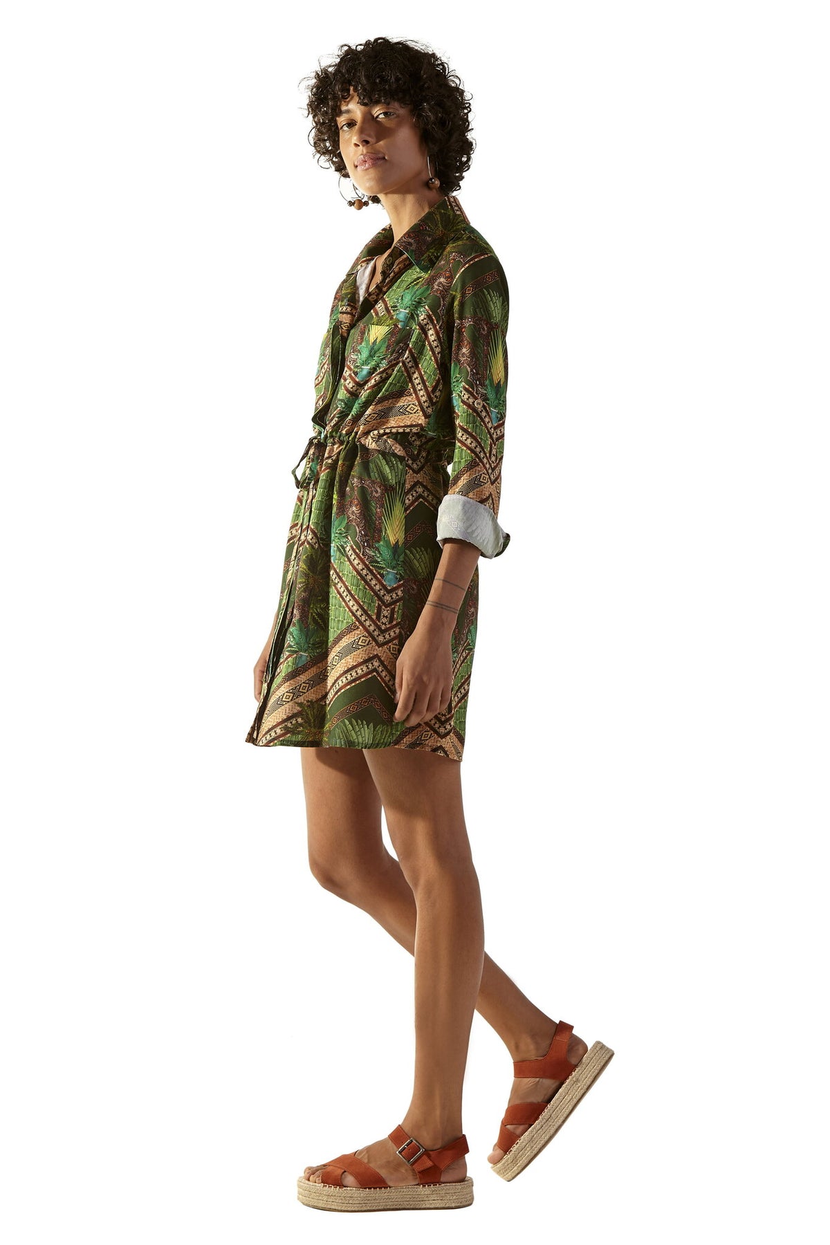 Image 04: Blueman Shirtdress Chemise Java