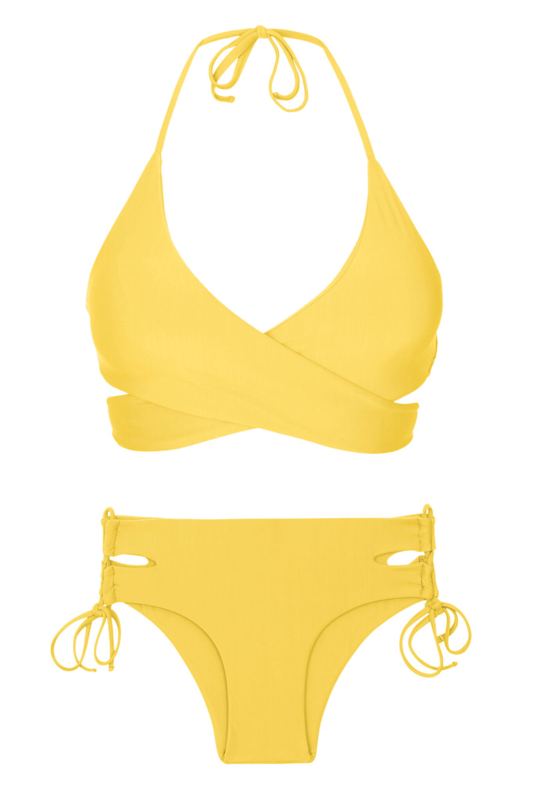 Product Front: Rio De Sol Two Piece Swimwear Set Amarelo Kate Madrid