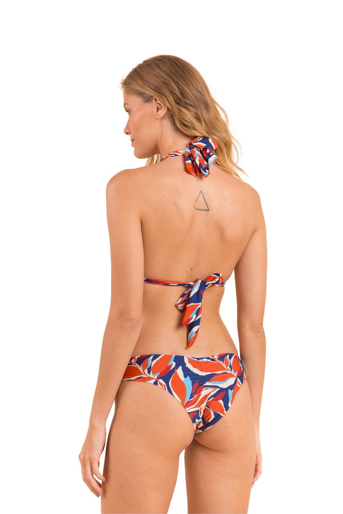 Model Back: Rio De Sol Bikini Bottoms Bottom Leaves Mel
