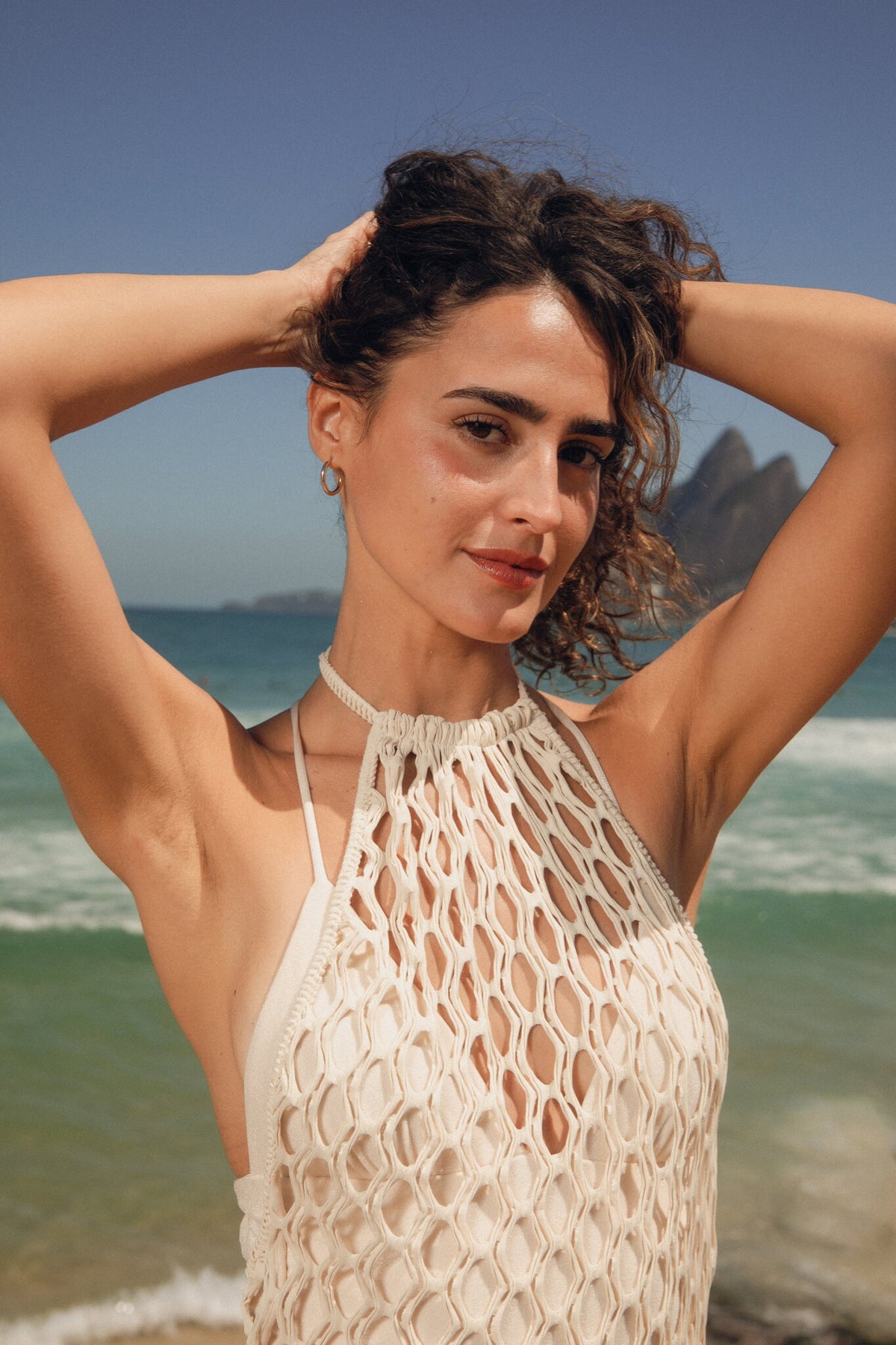 Image 13: Rio De Sol Midi Dresses Offwhite Serena Dress