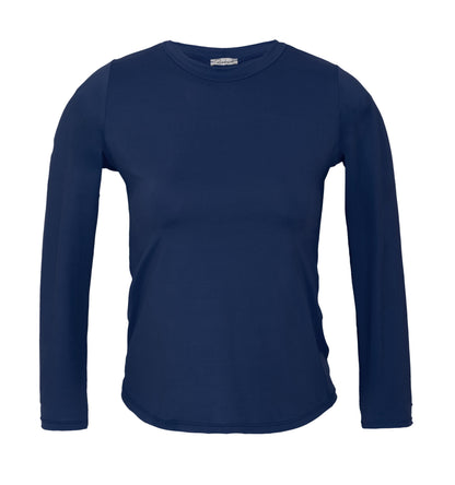 Product Front: Rio De Sol Bikini Tops Navy Rash-Guard