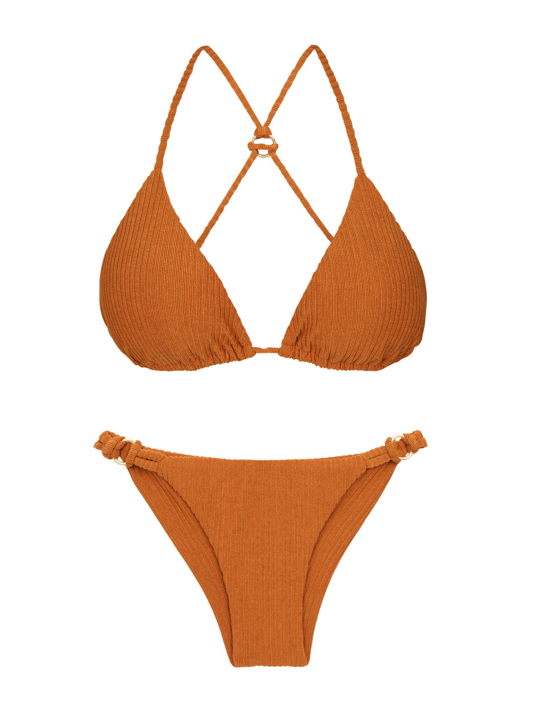 Product Front: Rio De Sol Two Piece Swimwear Set Ferrugo Tri-Aya Cheeky-Aya