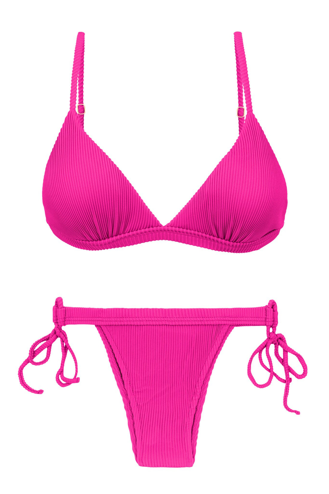 Product Front: Rio De Sol Two Piece Swimwear Set Cotele-Amaranto Tri-Fixo Rio
