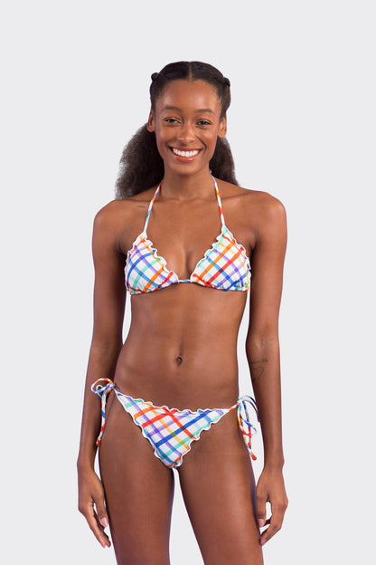 Model Front: Rio De Sol Bikini Bottoms Bottom Square Frufru