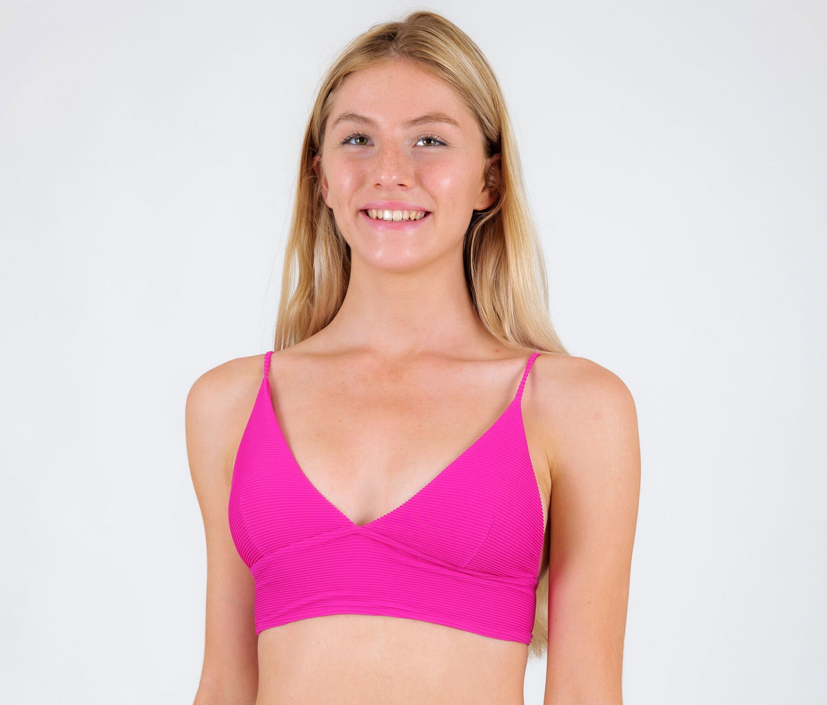 Gallery: Rio De Sol Bikini Tops Top Cotele-Amaranto Tri-Tank