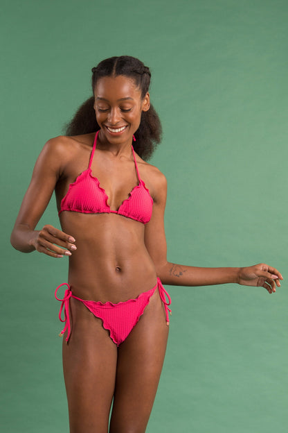 Image 10: Rio De Sol Bikini Bottoms Bottom Dots-Virtual-Pink Frufru-Fio