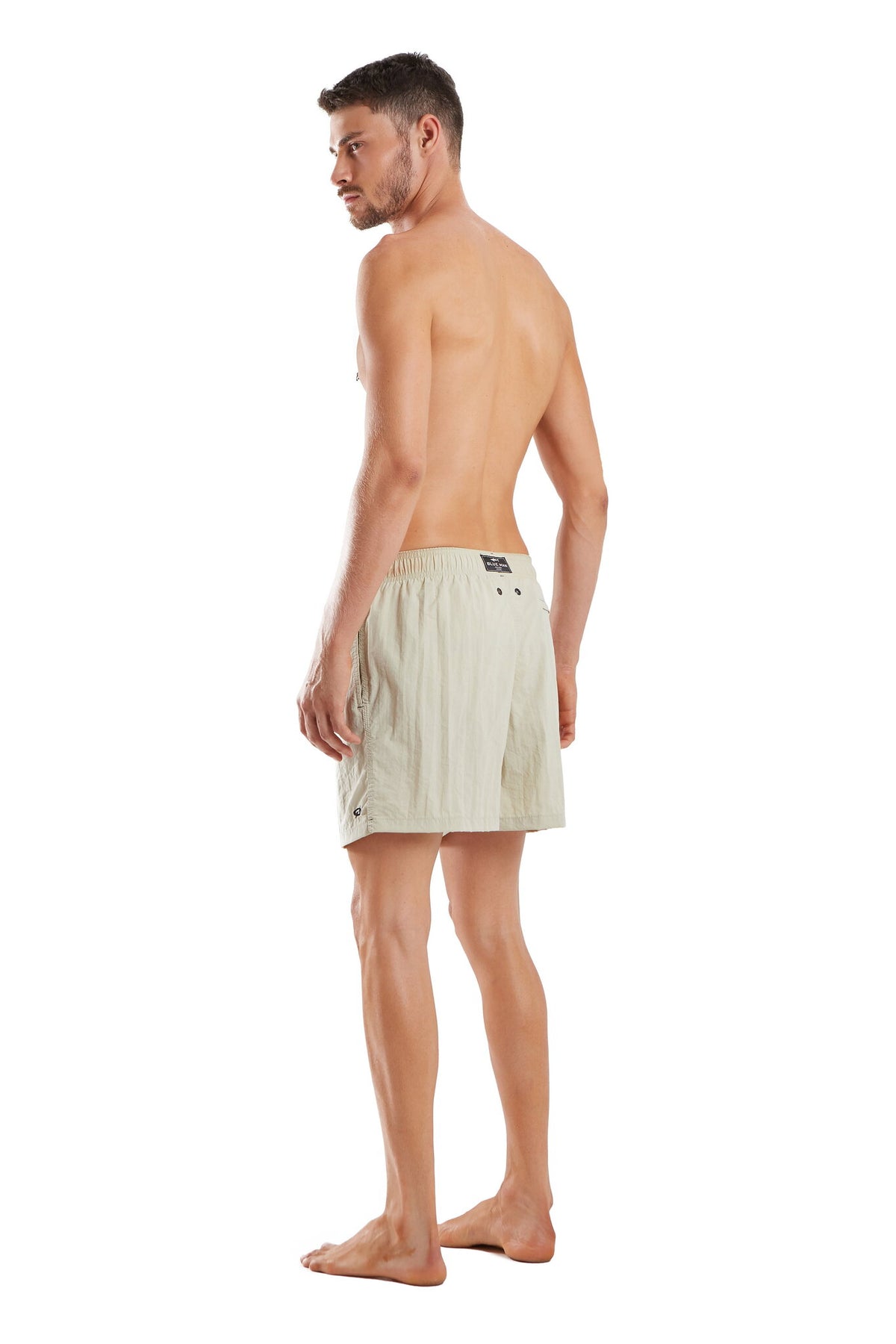 Model Back: Blueman Swim Shorts Short Basico Amni Areia